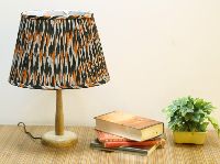 Table Lamp - Black and Rust