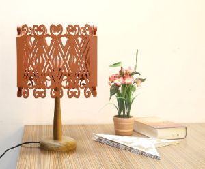 Wooden Jali Lamp