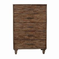 Mosaic Wood Chest of Drawers