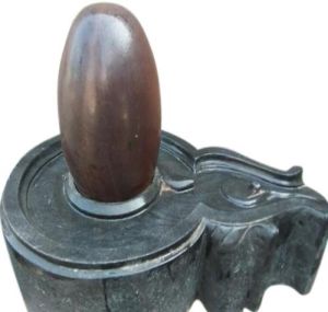 Brown Pooja Stone Shivling