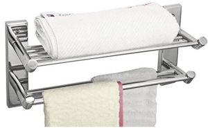 Towel Shelf with Double Towel Rod