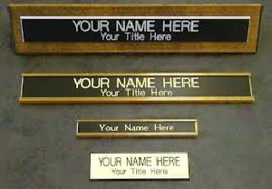 Name Plate Printing Service
