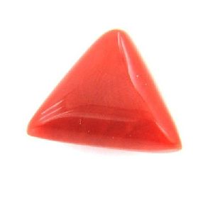 Red Triangle Shaped Coral Stones