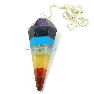 Chakra Gemstone Pendulums Crystal