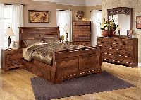 Timberline Queen Sleigh Storage Bed