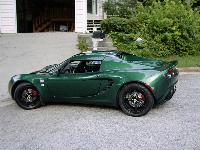 Green Metallic Racing Car