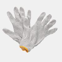 polyester cotton seamless knitted gloves