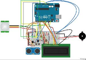 PIR + Ultrasonic Sensor