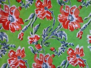 Flower Print Cotton Fabric