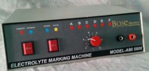 electrolytic marking machine