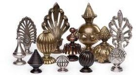 Metal Curtain Finials