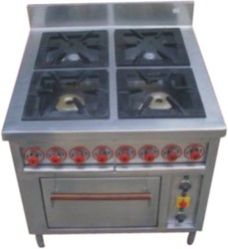 Stainless Steel Four Burner Gas Stove