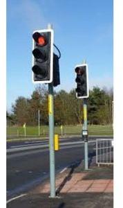 traffic signal poles