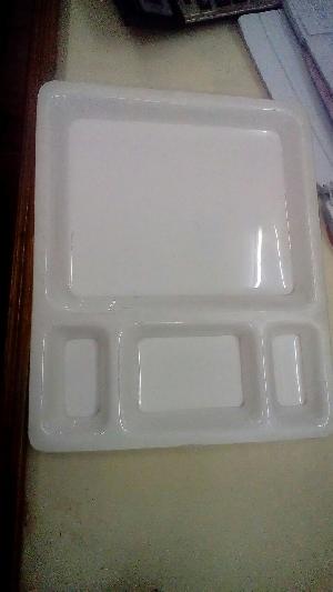 acrylic compartment plates