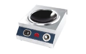 Tabletop knob type concave induction Cooker