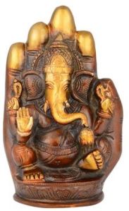 Palm Ganesha Statue