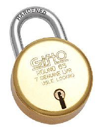 Gifto Round 65 Brass Padlock