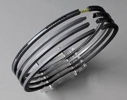 Marine engine piston rings