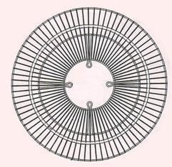 400mm Air Circulator Back Fan Guard