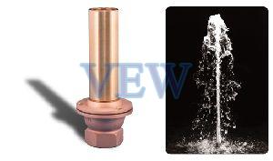 Copper Non Adjustable Street Jet Aerated Effect Fountain Nozzle