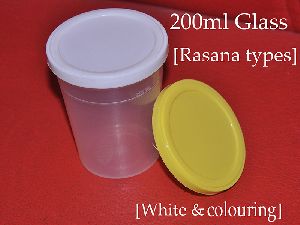 plastic glass