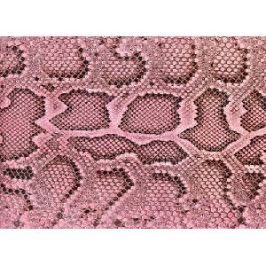 Pink Snake Texture Leather