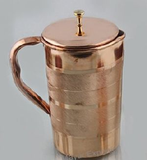 Pure Copper Embossed Jug