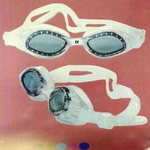 White Swimming Goggles