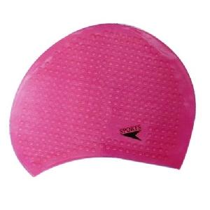 Pink Bubble Swimming Cap