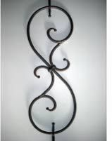 wrought iron railing parts