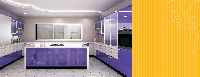 straight modular kitchen