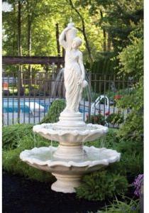 Stone Garden Lady Fountain