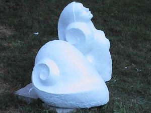 White Women Sculpture