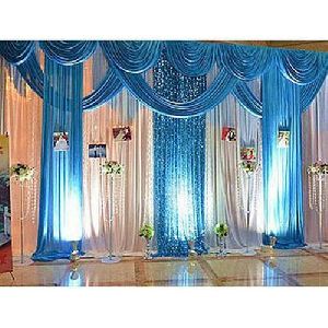 Decorative Wedding Stage Curtains