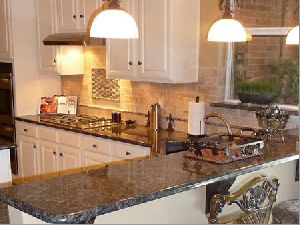 granite modular kitchen