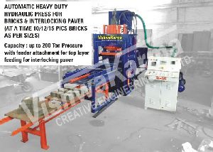 interlocking paver block machine