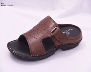 Mens Leather Slippers