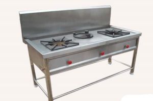 Two Burner Chinese Cooking Range