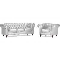 silver sofa chair