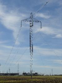 transmission line towers