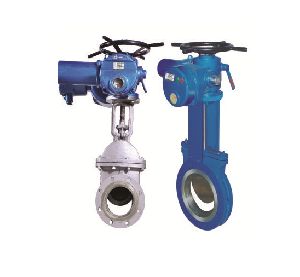 Electric Actuator Operated Knife Gate Valves