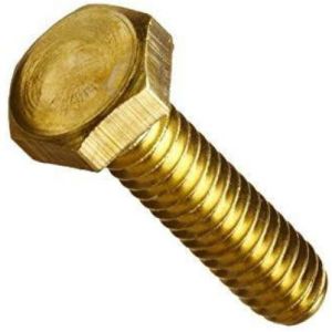 Yellow Plated Hex Bolts