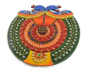 Wooden Handcrafted Peacock Shaped Dry Fruit Boxes
