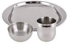 stainless steel dishes