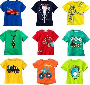 Boys Round Neck T-shirts