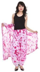 Cotton Tie Dyed Patiala Salwar