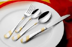 Imperio 22 Carat Gold Plated Cutlery Set
