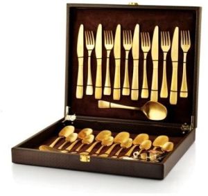 Original 22 Carat Gold Plated Cutlery Set