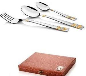 Raga 22 Carat Gold Plated Cutlery Set