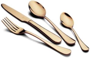 Titanium Finish Cutlery Set